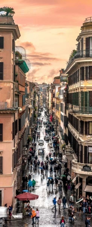 Picture of CITY STREET, ROME, ITALY