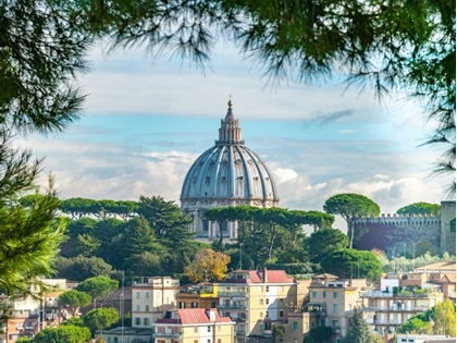 Picture of VATICAN CITY WITH ST. PETERS BASILICA, ROME, ITALY