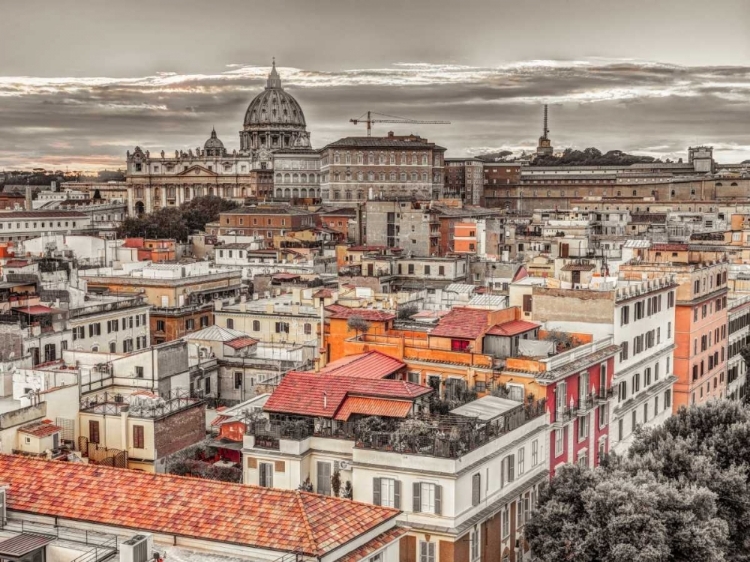 Picture of VATICAN CITY WITH ST. PETERS BASILICA, ROME, ITALY