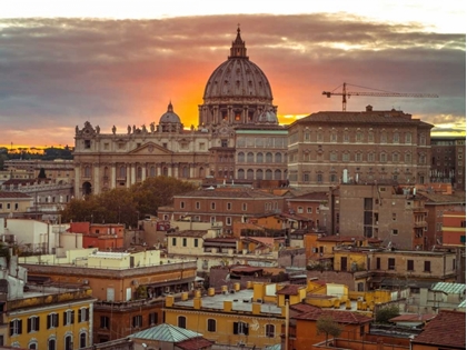 Picture of VATICAN CITY WITH ST. PETERS BASILICA, ROME, ITALY