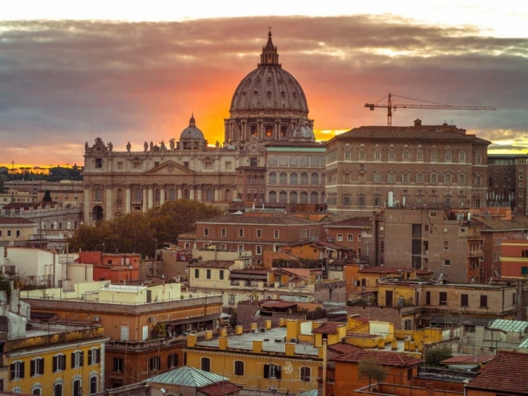 Picture of VATICAN CITY WITH ST. PETERS BASILICA, ROME, ITALY