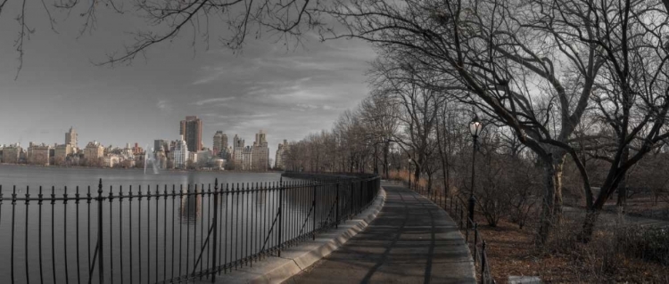 Picture of LOWER MANHATTAN CITYSCAPE FROM CENTRAL PARK, NEW YORK