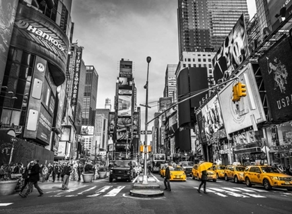 Picture of TRAFFIC SIGNAL ON BROADWAY TIMES SQUARE, MANHATTAN, NEW YORK CITY