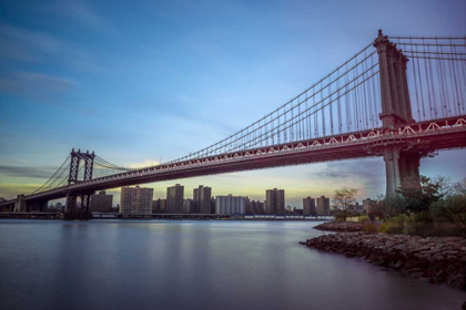 Picture of MANHATTAN BRIDGE OVER EAST RIVER, NEW YORK