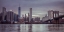 Picture of LOWER MANHATTAN SKYLINE WITH BROOKLYN BRIDGE, NEW YORK