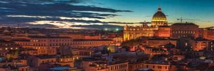 Picture of VATICAN CITY WITH ST. PETERS BASILICA, ROME, ITALY