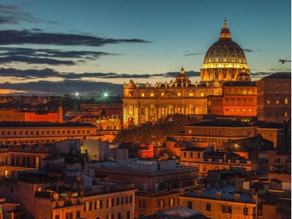 Picture of VATICAN CITY WITH ST. PETERS BASILICA, ROME, ITALY