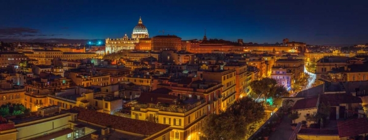 Picture of VATICAN CITY WITH ST. PETERS BASILICA, ROME, ITALY