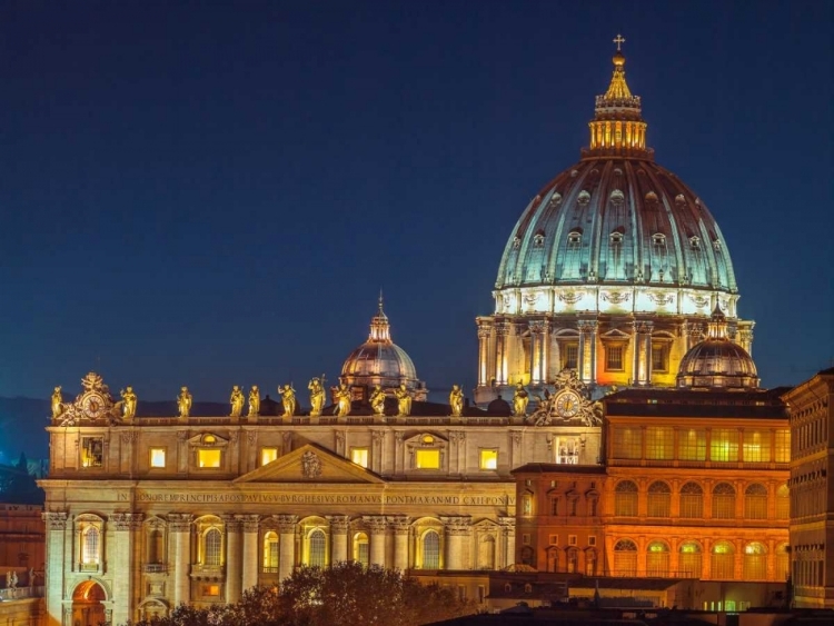 Picture of VATICAN CITY WITH ST. PETERS BASILICA, ROME, ITALY