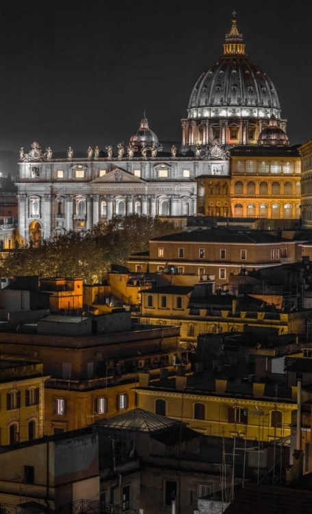 Picture of VATICAN CITY WITH ST. PETERS BASILICA, ROME, ITALY