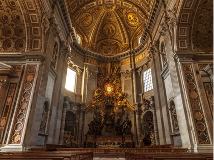 Picture of INSIDE OF ST. PETERS BASILICA, ROME, ITALY