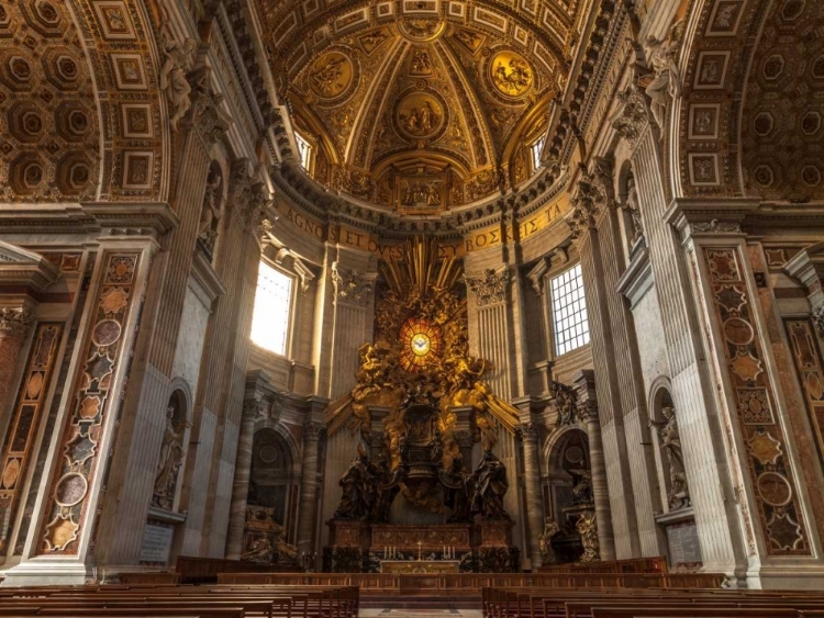 Picture of INSIDE OF ST. PETERS BASILICA, ROME, ITALY