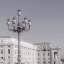 Picture of LAMPPOST IN ST. PETERS BASILICA SQUARE, VATICAN, ROME