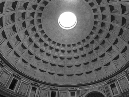 Picture of ROMAN PANTHEON DOME FROM INSIDE, ROME, ITALY