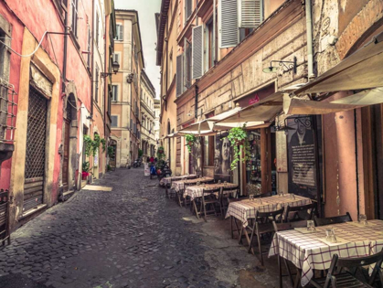 Picture of STREET CAFE IN ROME
