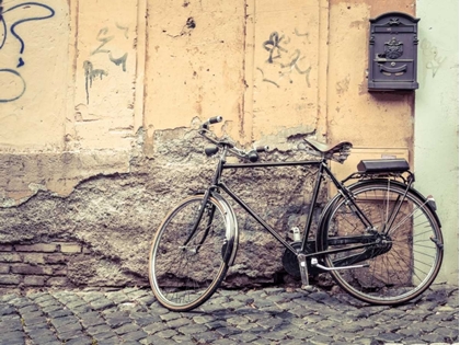 Picture of BICYCLE OUTDISE OLD HOUSE IN ROME
