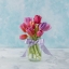 Picture of RANUNCUCLUS FLOWERS IN A VASE