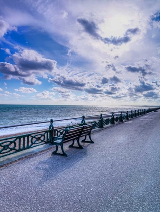 Picture of BENCH AT SEASIDE PROMENADE