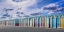 Picture of COLORFUL BEACH HUTS IN A ROW