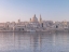 Picture of THE HARBOUR AND ST. PAULS ANGLICAN CATHEDRAL AT VALLETTA, MALTA