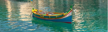 Picture of COLORFUL MALTESE BOATS IN ST JULIANS BAY, MALTA