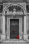 Picture of BUNCH OF ROSES WITH UMBRELLA ON DOOR OF A BUILDING IN MDINA, MALTA