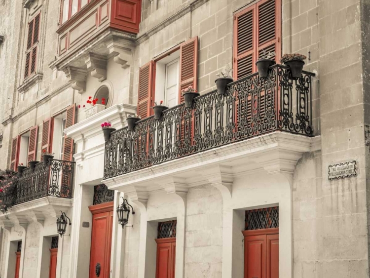 Picture of TRADITIONAL MALTESE HOUSE WITH BALCONY, MDINA, MALTA