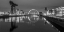 Picture of VIEW ALONG THE RIVER CLYDE AT NIGHT, GLASGOW, FTBR-1807