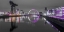 Picture of VIEW ALONG THE RIVER CLYDE AT NIGHT, GLASGOW