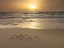 Picture of SAND WRITING - WORD DREAM WRITTEN ON BEACH