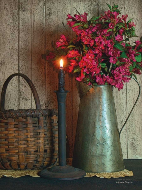 Picture of BASKET AND BLOSSOMS