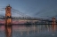 Picture of SUSPENSION BRIDGE AT DUSK