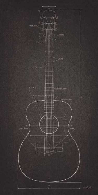 Picture of ACOUSTIC GUITAR BLUEPRINT