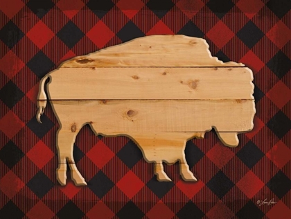 Picture of WOOD AND PLAID BUFFALO