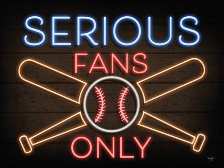 Picture of NEON BASEBALL FANS