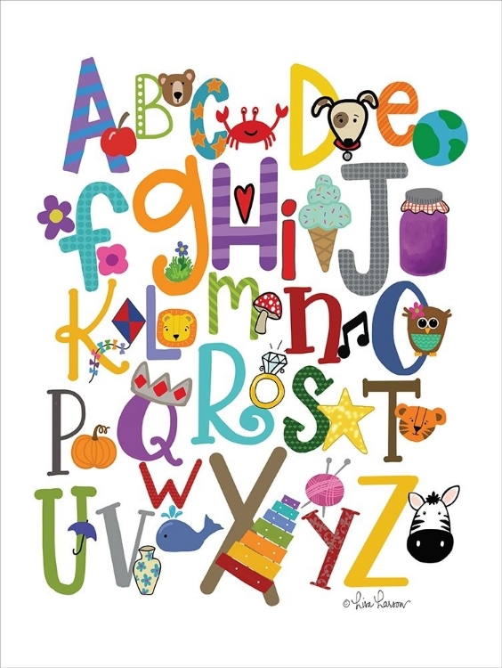 Picture of COLORFUL ALPHABET