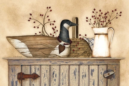Picture of DUCK AND BERRY STILL LIFE