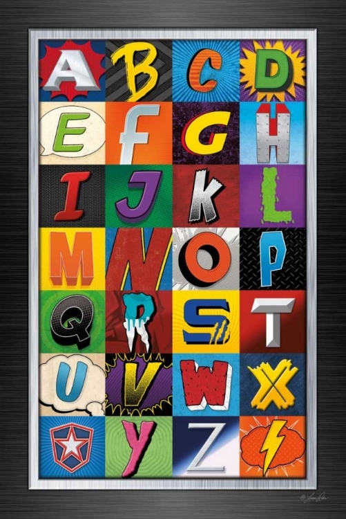 Picture of SUPERHERO ALPHABET