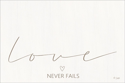 Picture of LOVE NEVER FAILS