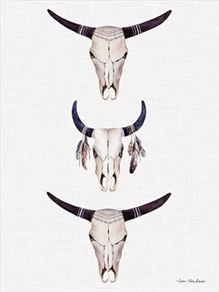 Picture of BOHO STEER HEAD III