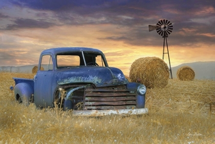 Picture of OLD CHEVY WITH WINDMILL
