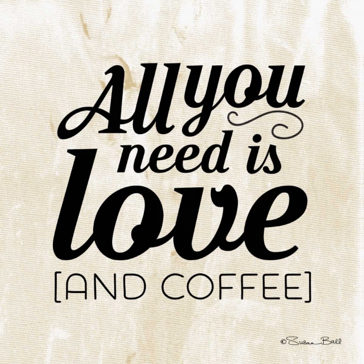 Picture of ALL YOU NEED IS COFFEE