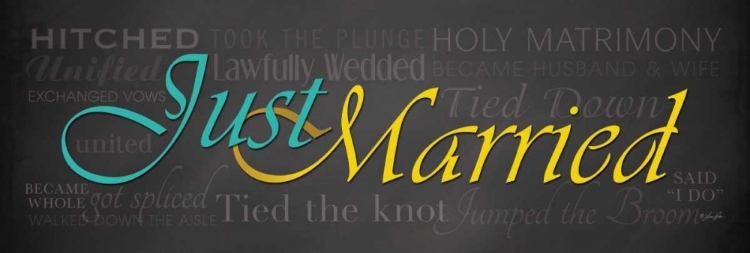 Picture of JUST MARRIED