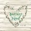 Picture of LOVE IS PATIENT HEART WREATH