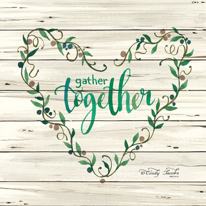 Picture of GATHER TOGETHER HEART WREATH