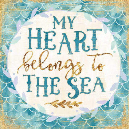 Picture of MY HEART BELONGS TO THE SEA