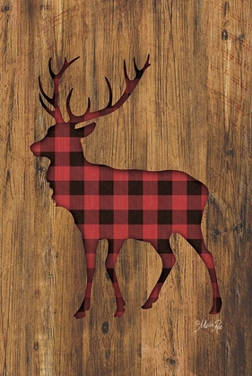Picture of BUFFALO PLAID DEER