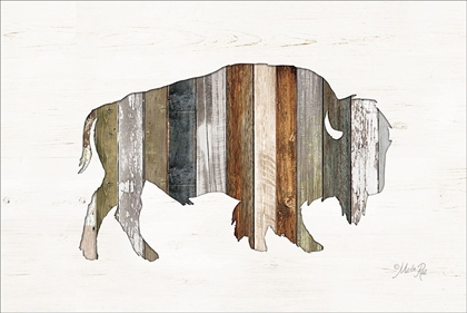 Picture of WOOD SLAT BISON