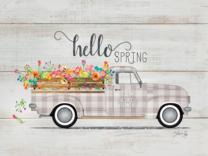 Picture of HELLO SPRING VINTAGE TRUCK