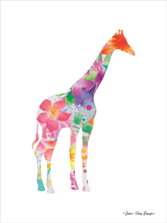 Picture of FLORAL GIRAFFE